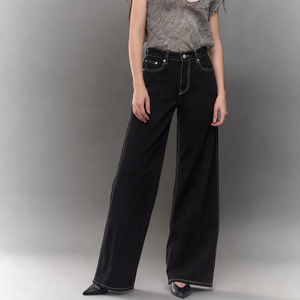 Wide Leg Jeans High Rise