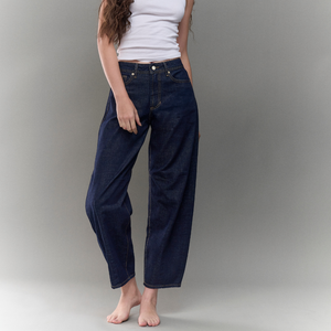Barrel Jeans High Rise