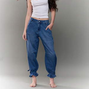 Barrel Jeans High Rise