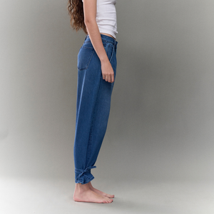 Barrel Jeans High Rise
