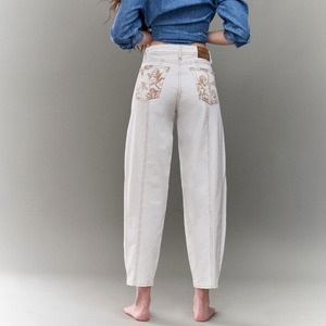 Barrel Jeans High Rise
