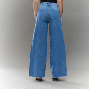 Wide Leg Jeans High Rise