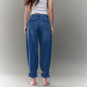 Barrel Jeans High Rise