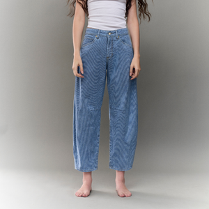 Barrel Jeans High Rise
