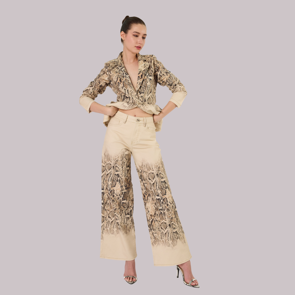 Wide Leg Jeans High Rise