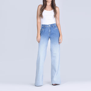 Wide Leg Jeans Mid Rise