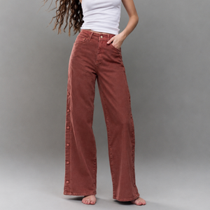 Wide Leg Jeans High Rise