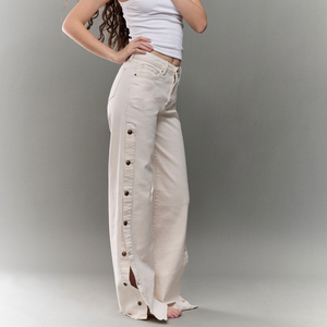 Wide Leg Jeans High Rise