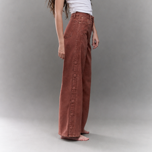 Wide Leg Jeans High Rise