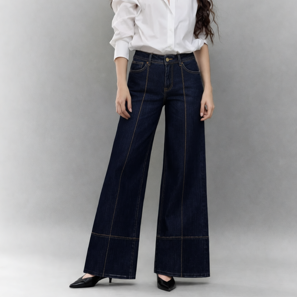 Wide Leg Jeans High Rise