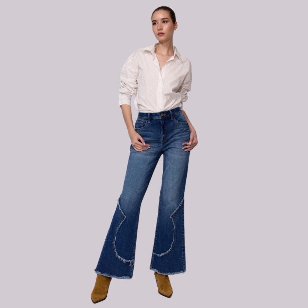 Boot Cut Jeans Mid Rise
