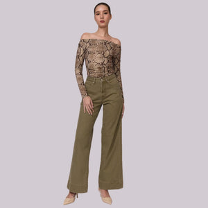 Wide Leg Jeans High Rise