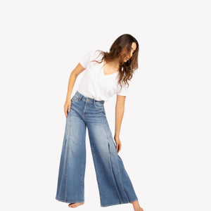 Wide Leg Jeans High Rise