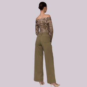 Wide Leg Jeans High Rise